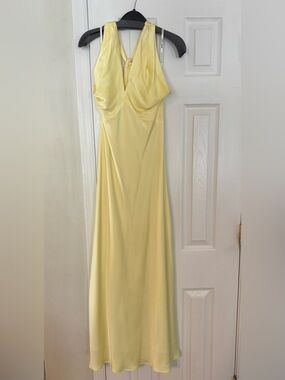 vera wang olive green bridesmaid dress Dove Satin Halter Bridesmaid Dress A-Line Floor-Length